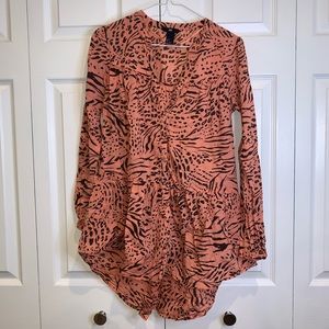 H&M High Low Animal Print Tunic